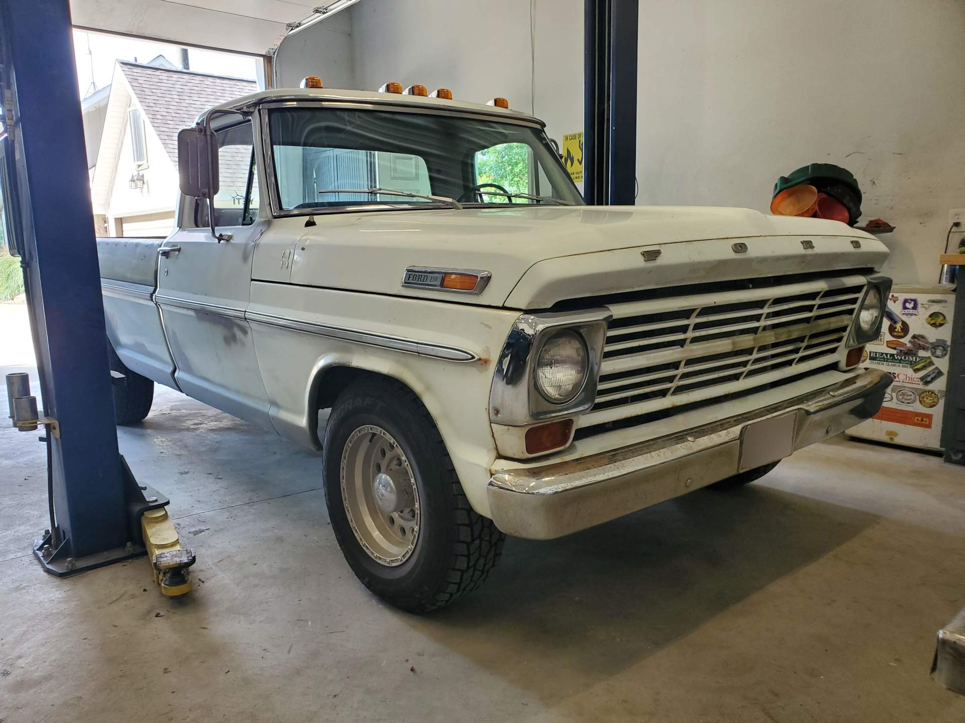 1969 Ford F250 daily driver in the shop